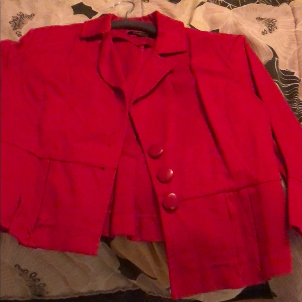 Cute red jacket